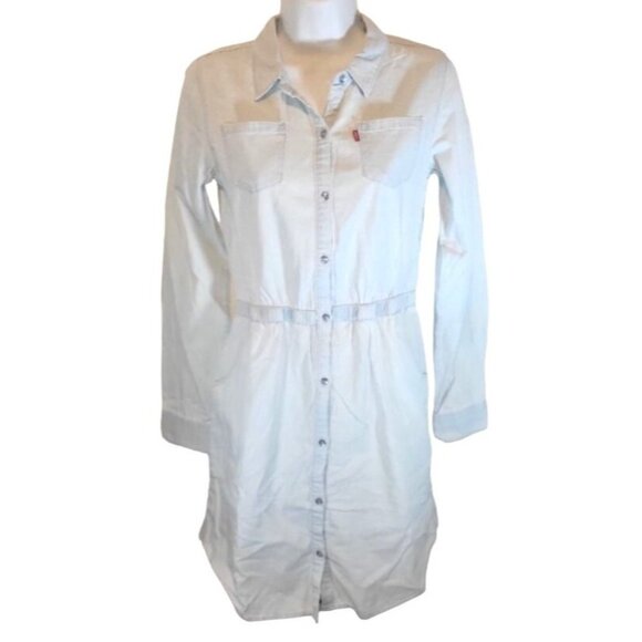 Levi's Blue Denim Dress Size XL 13 - 15 Years Girls Kids NEW NWT - Picture 1 of 3